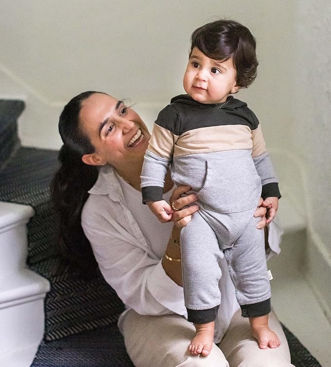 Burt's Bees Baby Boys' 100% Organic One-Piece Long Sleeve Coverall