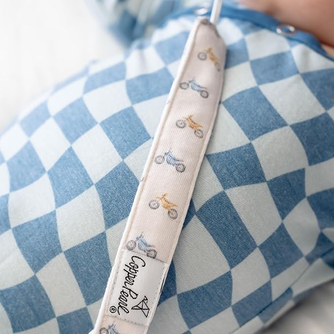 Binky Clip 3 Pack Set "Ryder" by Copper Pearl