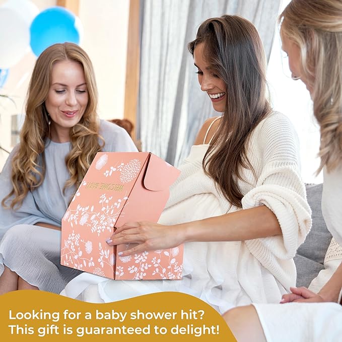 New Mom Gifts for Women, Best Pregnancy Gifts Basket for New Parents, Gender Reveal Ideas Gift Set for First Time Mom & Dad Expecting Parents to Be Gender Reveal Baby Shower Newborn Baby, Welcome Baby