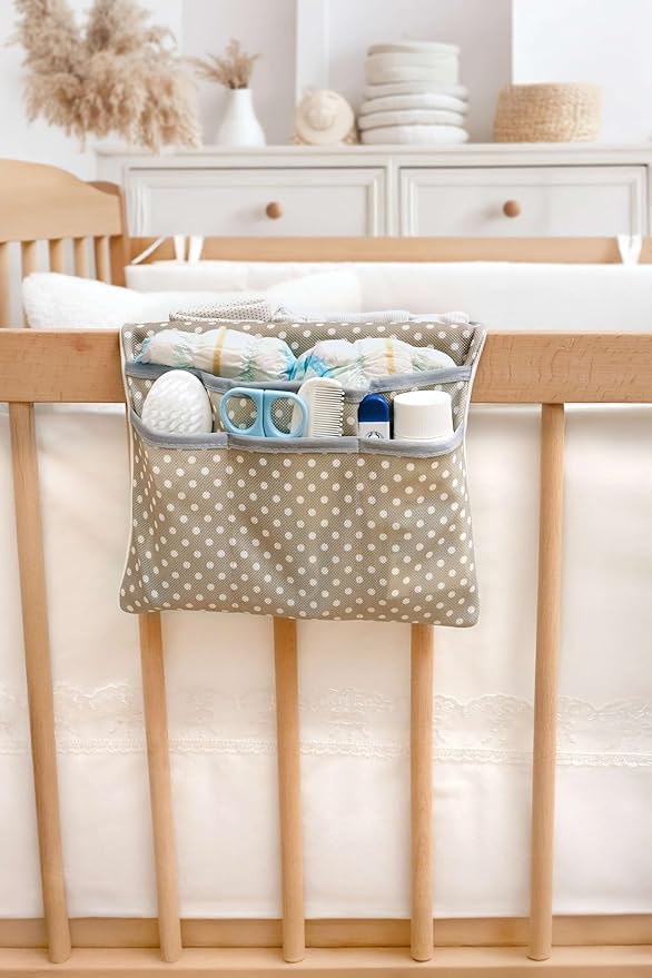 HAMUR Baby Diaper Bag Organizer – Travel-Friendly, Compact & Foldable | Stroller Pouch for Newborn Essentials – Must-Have for Boys & Girls (Leaves)