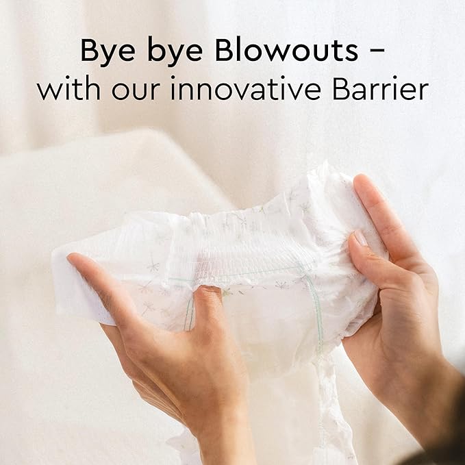 Baby Diapers - Size 3 (13-22 lbs), Monthly Supply (174 Count), Leak Protection, Skin-Friendly, Ultrasoft, Perfume- & Chlorine-Free, Hypoallergenic, Dermatologist Tested, Oeko-TEX®