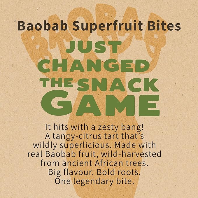 Baobest Superfruit Bites - Baobab Superfruit Variety Pack - Berry, Mango, and Raspberry - Vegan, Gluten Free, High in Vitamin C, Preservative-Free, Superfood Snack from the Tree of Life - 30 Servings