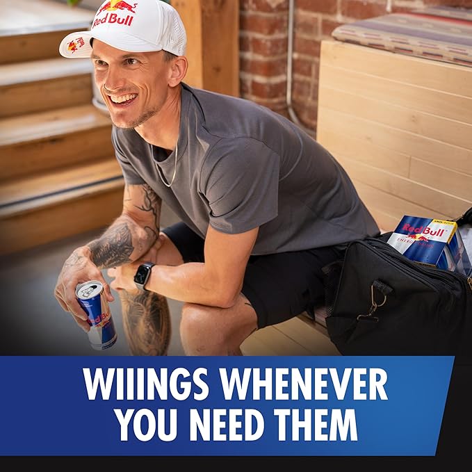 Red Bull Coconut Edition Energy Drink, Coconut Berry, with 114mg Caffeine plus Taurine & B Vitamins, 12 Fl Oz, Pack of 24 Cans