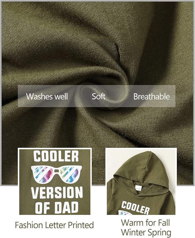 NZRVAWS Baby Boy Clothes Toddler Boy Outfit 2 3 4T 6 12 18 24 Month Fall Winter Hoodie Ripped Jeans Clothing