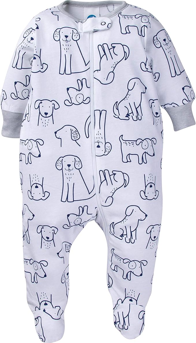 Onesies Brand baby-boys 4-pack Sleep 'N Play Footies