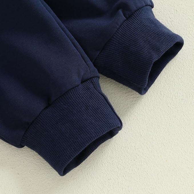 2Pcs Baby Boys Hoodie Tops Pants Set Dinosaur Deer Print Sweatsuit Fall Winter Outfits