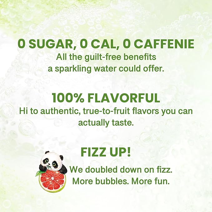 CHI FOREST Flavored Sparkling Water Beverage, Bamboo & Grapefruit, Zero Sugar, 16.2 fl oz Bottles (pack of 15)