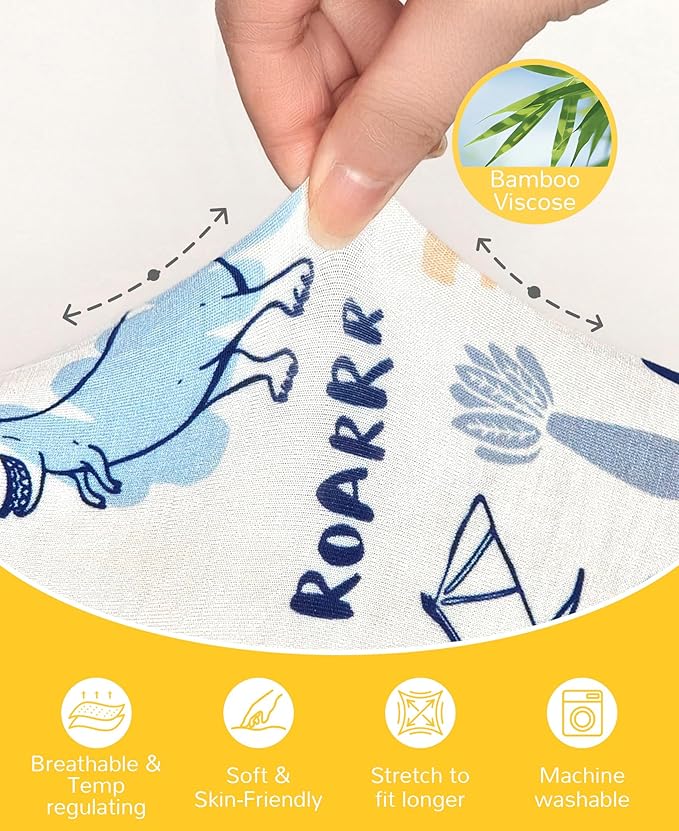 Footless Pajamas Baby Boy Girls, Viscose from Bamboo Baby Pajamas, Two Way Zipper Sleepers, Newborn Pjs