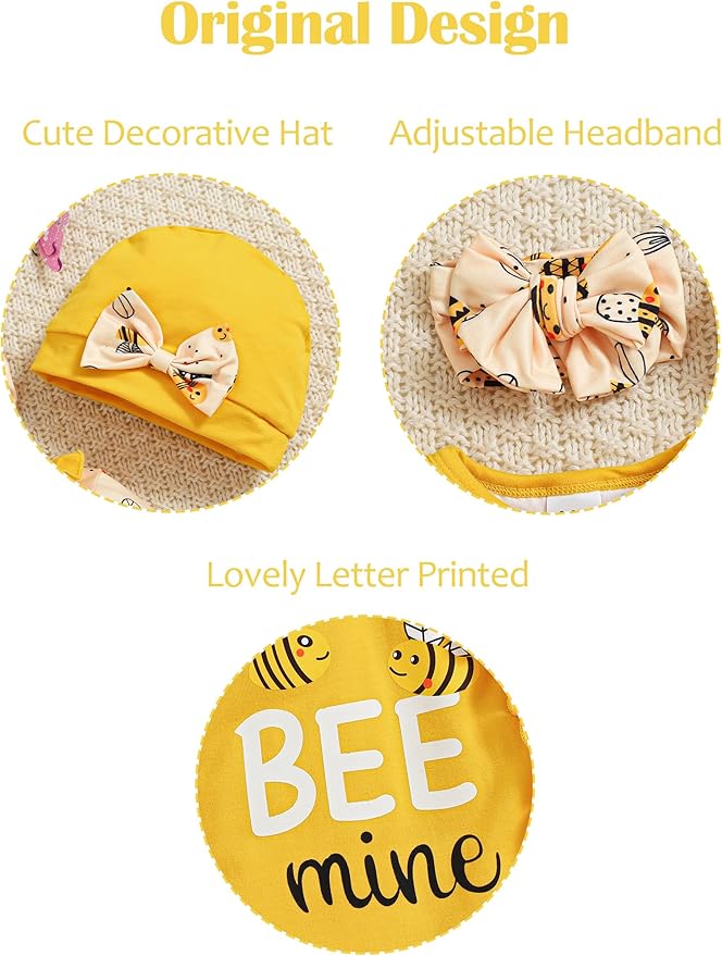 Preemie Newborn Baby Girl Clothes Infant Fall Winter Outfits Letter Floral One-Piece Romper+Jumpsuit