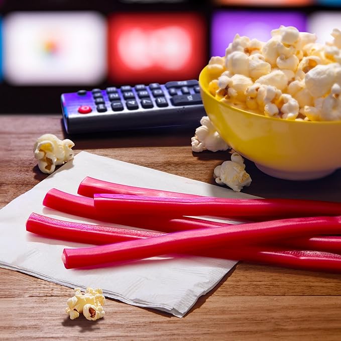 SweeTARTS Ropes, Candy, Tangy Strawberry, Soft and Chewy, 3.5 oz (Pack of 12)