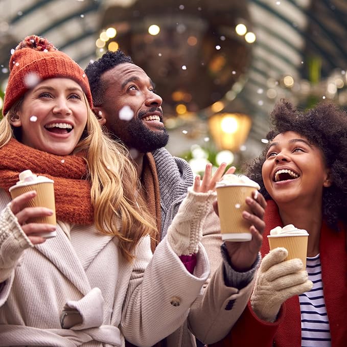 Double Donut White Hot Chocolate Mix Packets, Flavored White Hot Cocoa Mix Packets, 32 Count