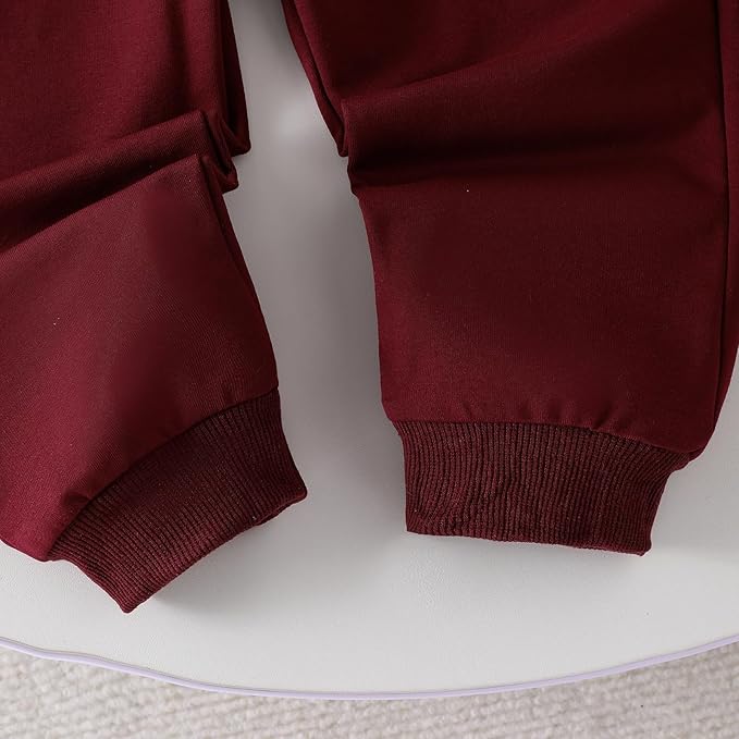 Toddler Boy Clothes Baby Outfits Fall Winter Long Sleeve Button Down Sweatshirt + Casual Pants 2pcs 18 Months - 5T