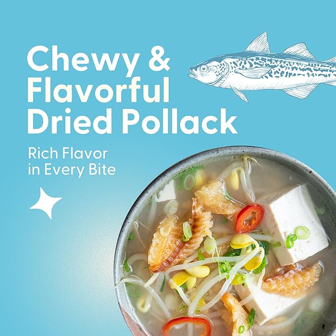 K-SEAFOOD PAVILION Hoengseongmak Dried Fish, Naturally Processed Seafood, Korean Superfood Snack (3.5oz)