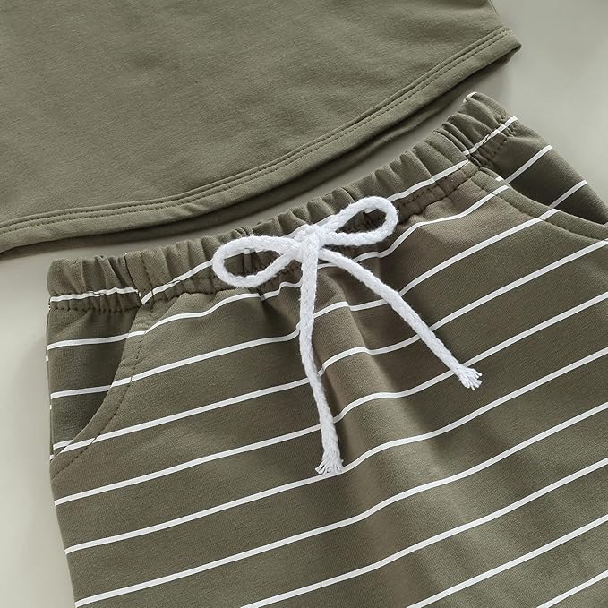 CIYCUIT Toddler Baby Boy Clothes Long Sleeve Sweatshirt Pants Set Fall Winter Outfits