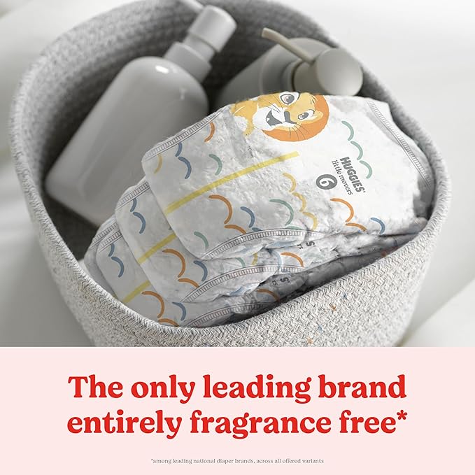 Huggies Size 8 Diapers, Little Movers Baby Diapers, Size 8 (46+ lbs), 76 Count (2 Packs of 38), Packaging May Vary