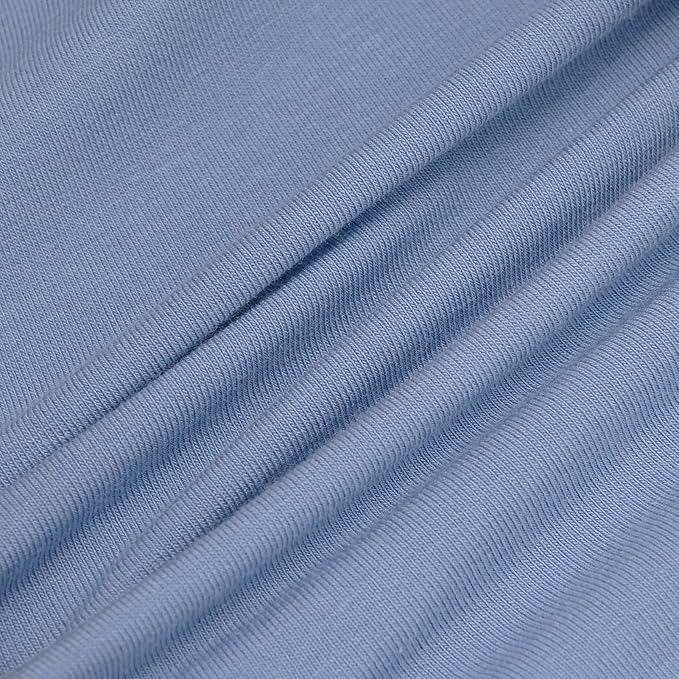 Aablexema Baby Footless Pajamas Rayon 3pcs Unisex Infant Zipper Romper with Mitten Cuffs Sleep Play PJs