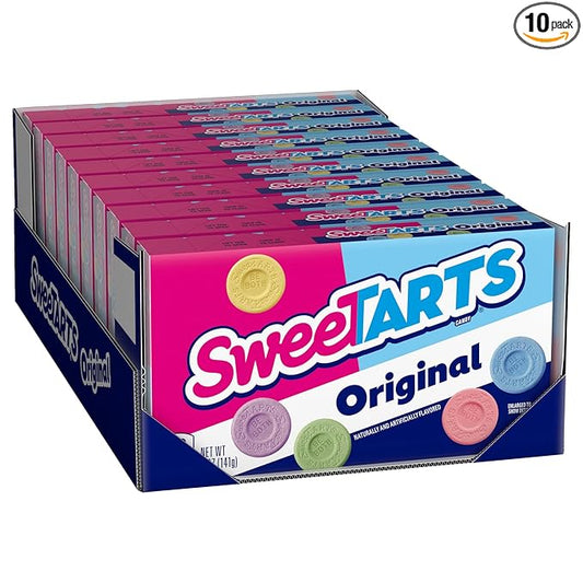 SweeTARTS Original Theater Box Candy, 5 Ounce Boxes (Pack of 10)