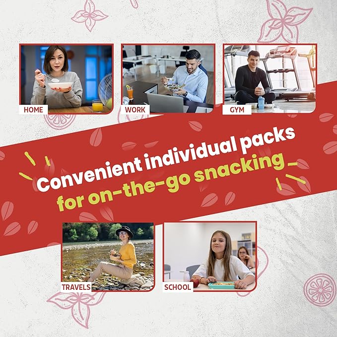 Nutruit Roasted Lentil Snacks - Tasty Snack Box with Vegan, Gluten Free, Non-GMO, High Protein, Low Calorie, Healthy On-The-Go Low Calorie Lentils Snacks - 1.2oz Packs (20-Pack Variety Box)