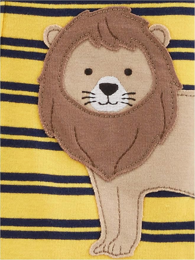 Simple Joys by Carter's Toddlers and Baby Boys' Snug-Fit Footed Cotton Pajamas, Pack of 3