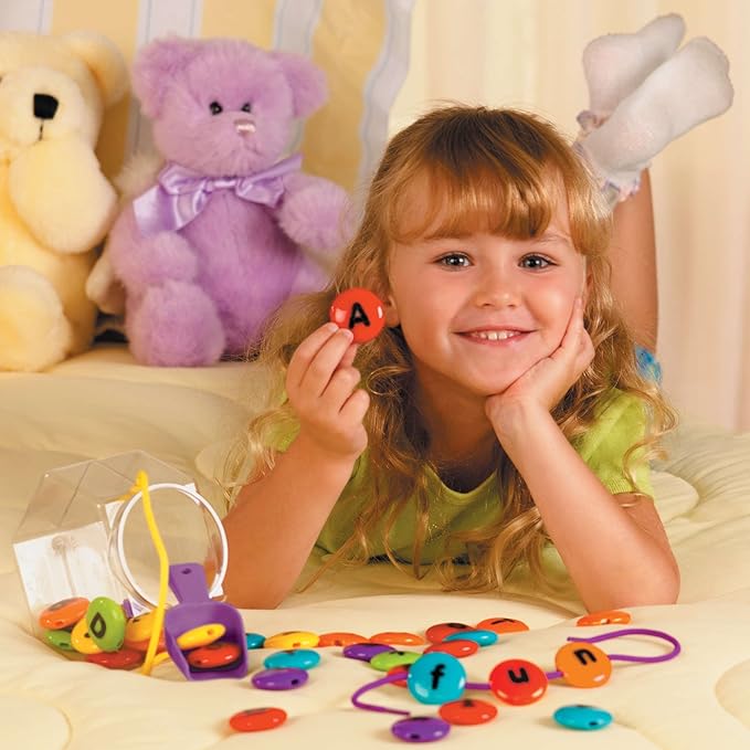 Learning Resources Smart Snacks ABC Lacing Sweets, Fine Motor Toy, 31 Pieces, Ages 2+
