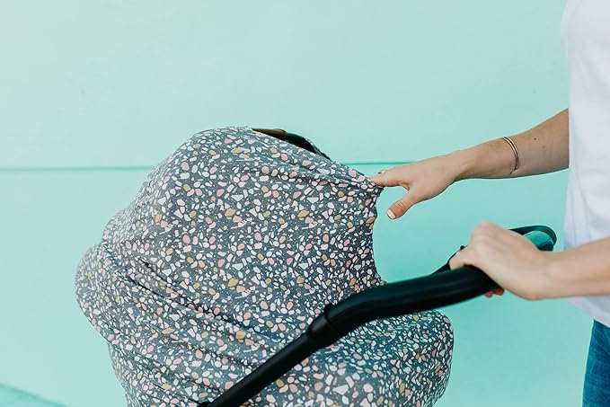 Gemini Multi-Use Cover: Car Seat, Nursing & Stroller Cover - Stretchy Fabric, All-Season, Stylish Designs