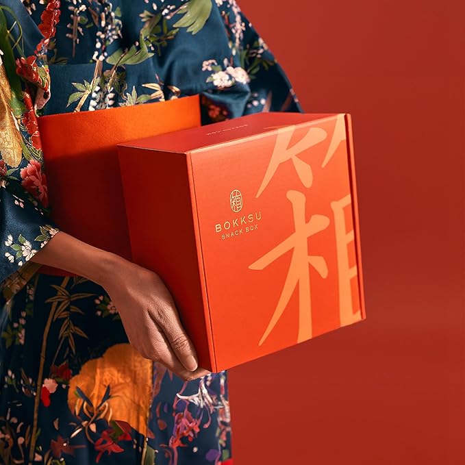 Bokksu Seasons of Japan Snack Box - 1-Piece Tea + 22-Piece Snacks from Japan - Authentic Japanese Food Box with Cookies, Chips, Mochi, Crackers, Tea, and More