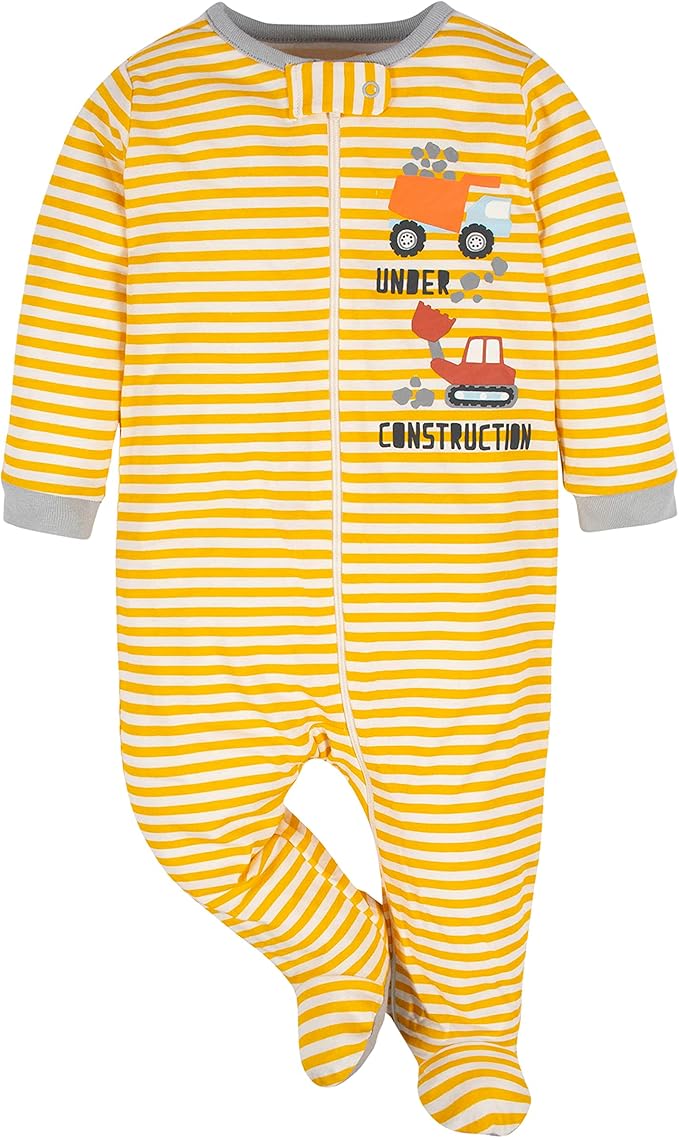 Gerber Baby Boys 4 Pack Sleep 'N Play Footie