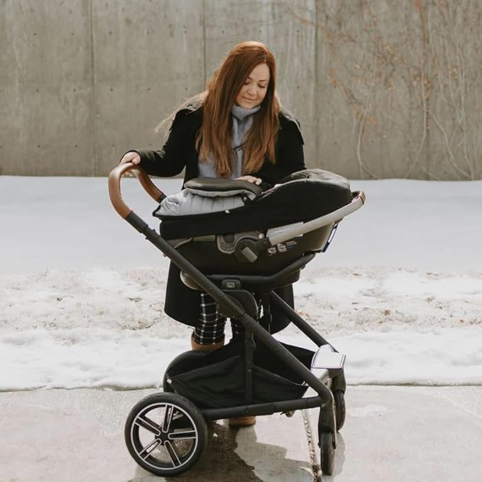 Little Unicorn Infant Car Seat Footmuff – Weather-Resistant Baby Bunting Bag with Magnetic Closure, Non-Slip Backing & Open Harness Design – Universal Fit Winter Cover for Baby Car Seat & Stroller