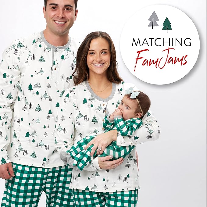 HonestBaby 4 Piece Pajamas Sleepwear Pjs 100% Organic Cotton for Infant Baby and Toddler Boys, Girls, Unisex