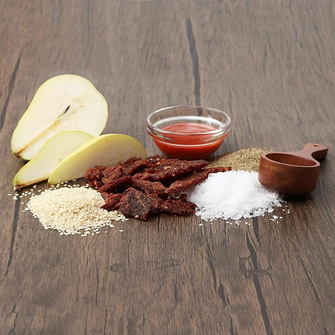 Field Trip Grass Fed Beef Jerky, Healthy Gluten Free Snacks, All Natural, Paleo-Friendly Beef Jerky, High Protein, Low Carb Snack with No Nitrates, 1oz Bag, 12 Pack, Gochujang Korean BBQ