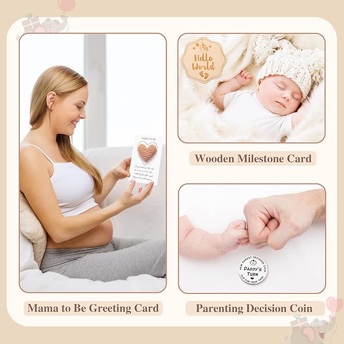 New Mom Gifts for Women, Pregnancy Gifts for New Parents Expecting Mom, New Mom Care Package After Baby, Gender Reveal Gifts, Baby Shower Gifts for Mom to Be, Pregnancy Basket for First Time Moms