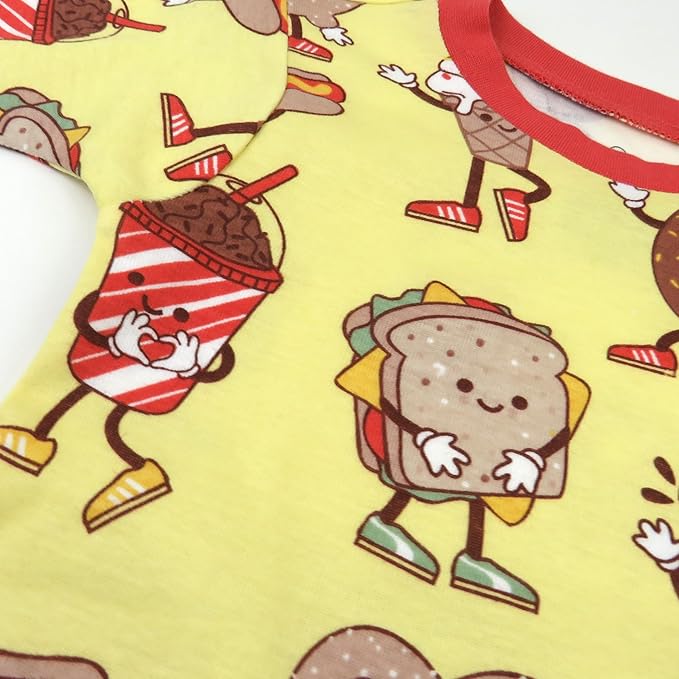 HonestBaby 2-Piece Pajamas Sleepwear Pjs 100% Organic Cotton for Baby, Toddler, Kids, Boy