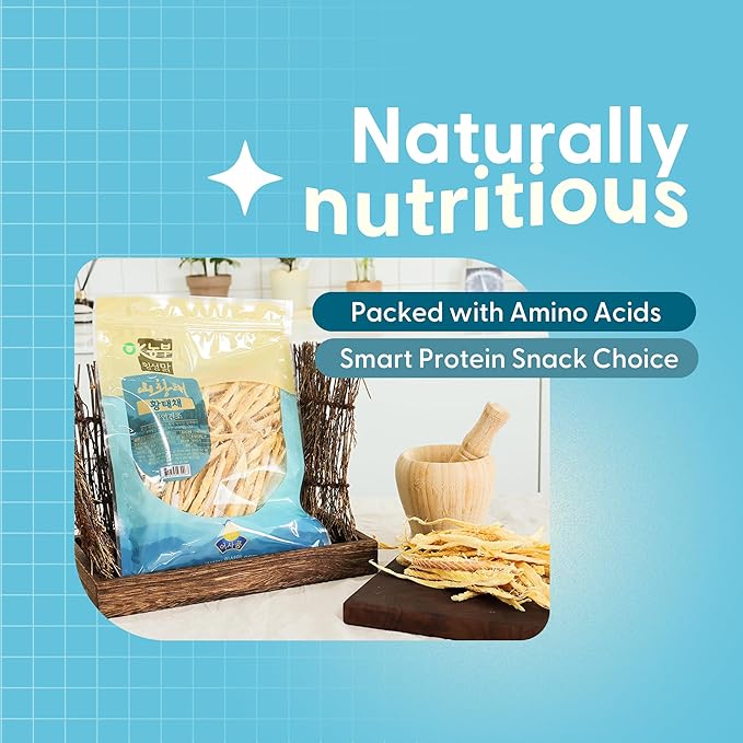 K-SEAFOOD PAVILION Hoengseongmak Dried Fish, Naturally Processed Seafood, Korean Superfood Snack (3.5oz)