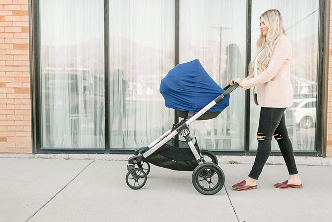 Copper Pearl Multi-Use Cover: Car Seat Covers, Nursing Cover, and Stroller Cover for Sun - Stretchy Fabric, All-Season Use, Stylish Designs, Easy Access for Moms - River