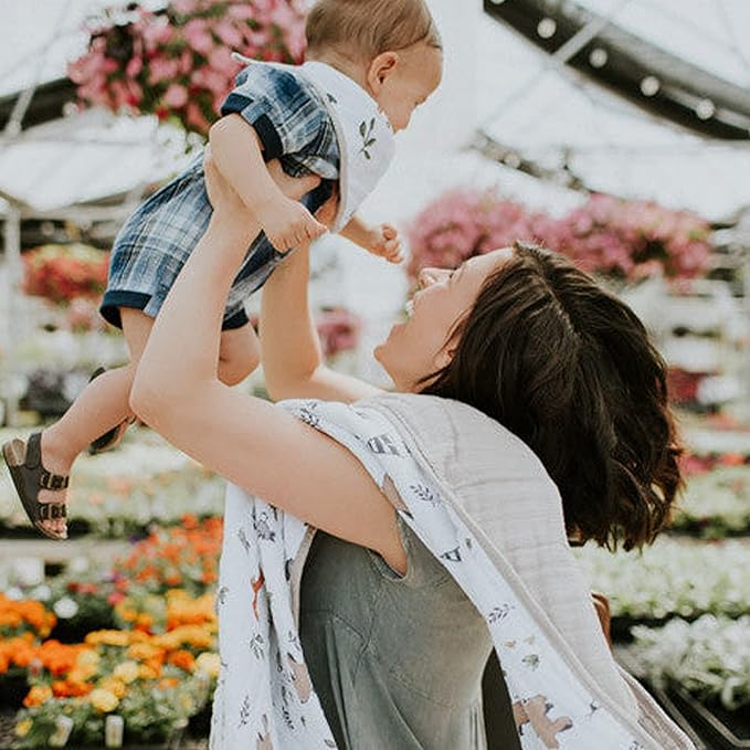 Little Unicorn Original Premium Cotton Quilt | Multi-Layered & Extra-Soft Muslin Fabric |for Babies & Toddlers (Forest Friends)