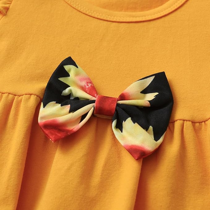 3PCS Baby Girl Clothes Ruffle Floral Shirt Tops Pants Headband Outfit Sets