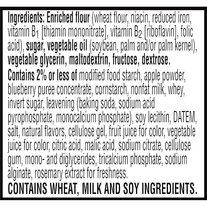 Special K Bar Pastry Crisps, Breakfast Bars, 100 Calorie Snacks, Blueberry (8 Boxes, 96 Count)