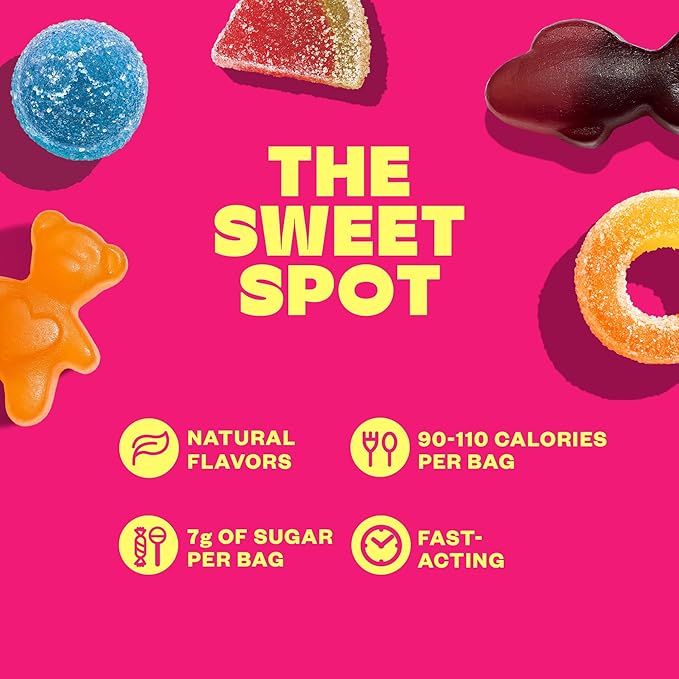 Tandy Gummy Sampler Variety Pack I Stress Relief, Energy Boost, Focus, Relaxing and Probiotic Gummy Bears I Gluten-Free Fast-Acting Dietary Supplement I 6-Pack