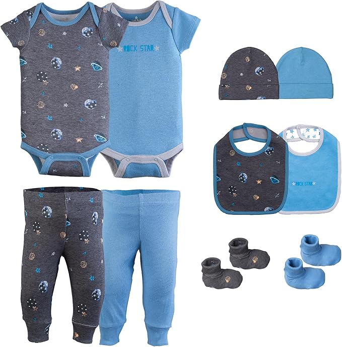 Baby Girl Clothes – 100% Cotton, Soft & Breathable Newborn Essentials and Gifts, Fits 3 to 6 Months