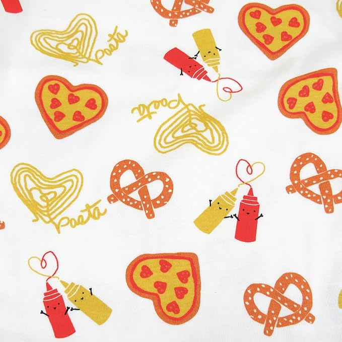 HonestBaby unisex-baby Celebration 2-piece Pajamas Sleepwear Pjs 100% Organic Cotton for Baby, Toddler, Kids