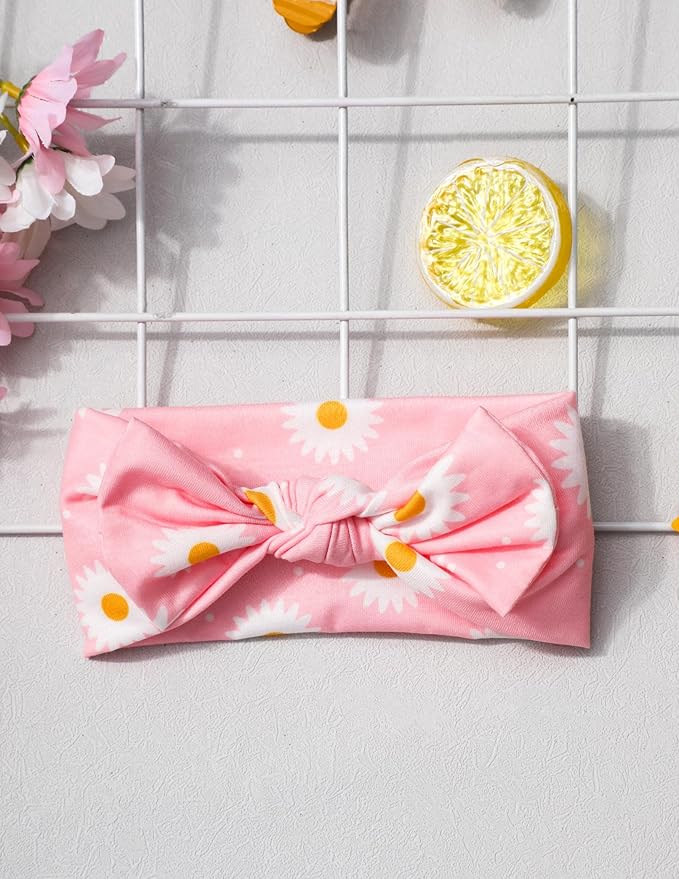 Infant Newborn Baby Girl Clothes Baby Girl Outfits For All Seasons Long Sleeve Snap Romper Pant Sets With Headband