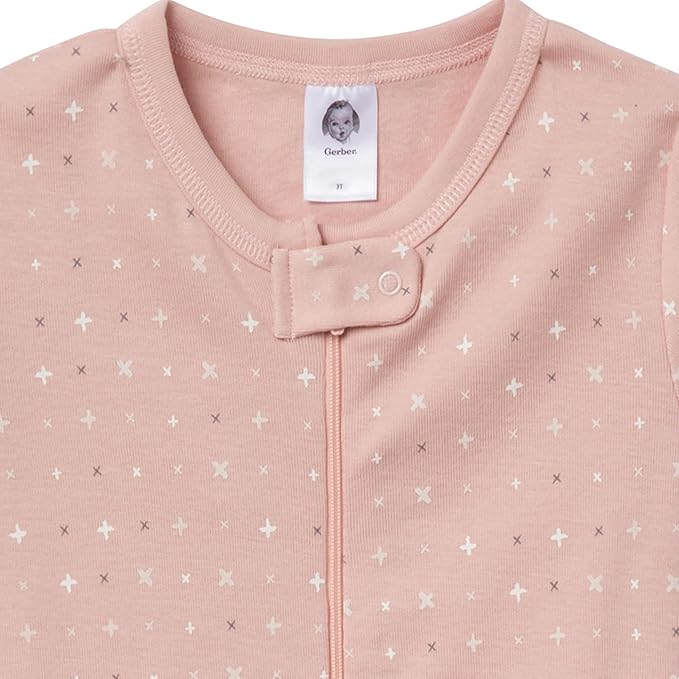 Gerber Unisex-Baby 2-Pack Footed Pajamas