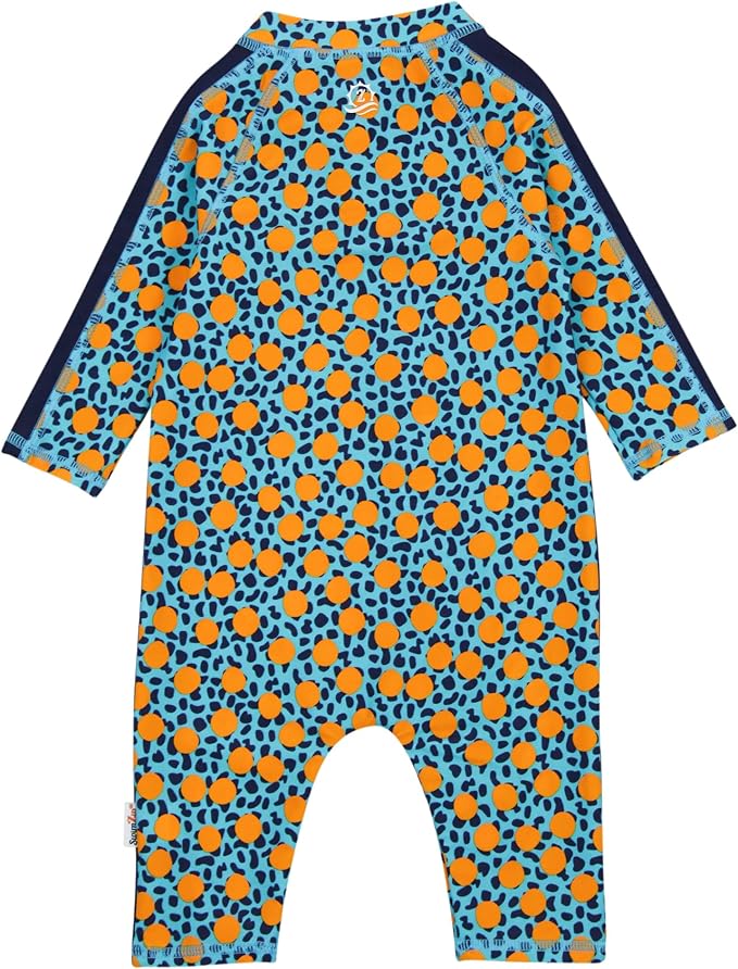 SwimZip Boys' Long-Sleeve UPF 50+ Swimsuit for Baby, Toddler, & Little Boys