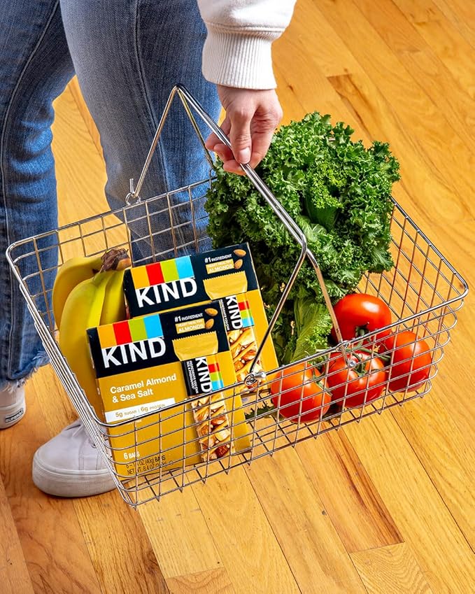 KIND Nut Bars, Caramel Almond & Sea Salt, Healthy Snacks, Gluten Free, Low Sugar, 6g Protein, 12 Count