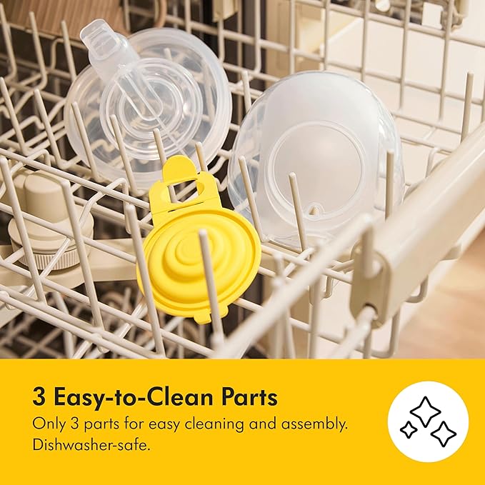 Medela Hands-Free Collection Cups, Compatible with Freestyle Flex, Pump in Style with MaxFlow, and Swing Maxi Electric Breast Pumps, 1 Set of 2 Cups