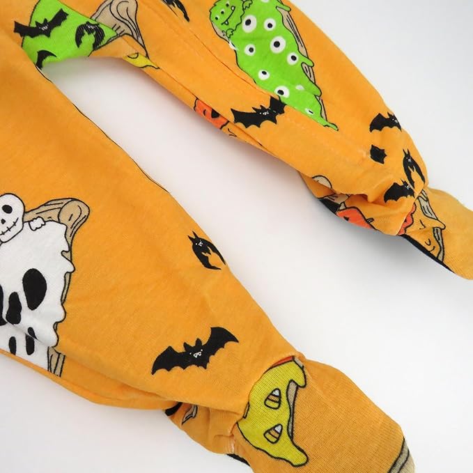 HonestBaby Baby Celebration Sleep & Play Footed One-Piece Pajama Sleeper 100% Organic Cotton