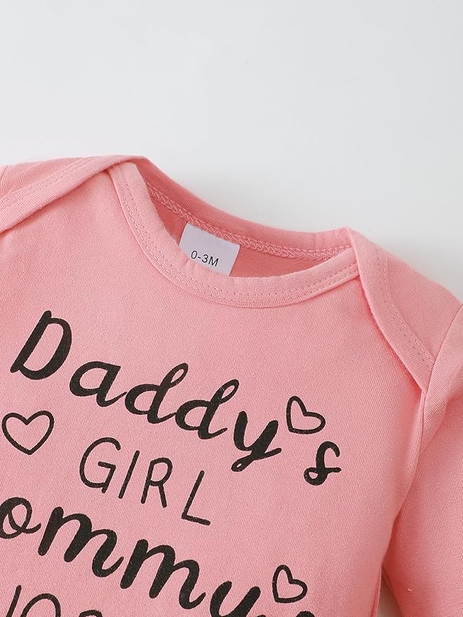 Renotemy Newborn Baby Girl Clothes Outfits Infant Romper Ruffle Floral Pants Cute Toddler Baby Girl Clothes Set