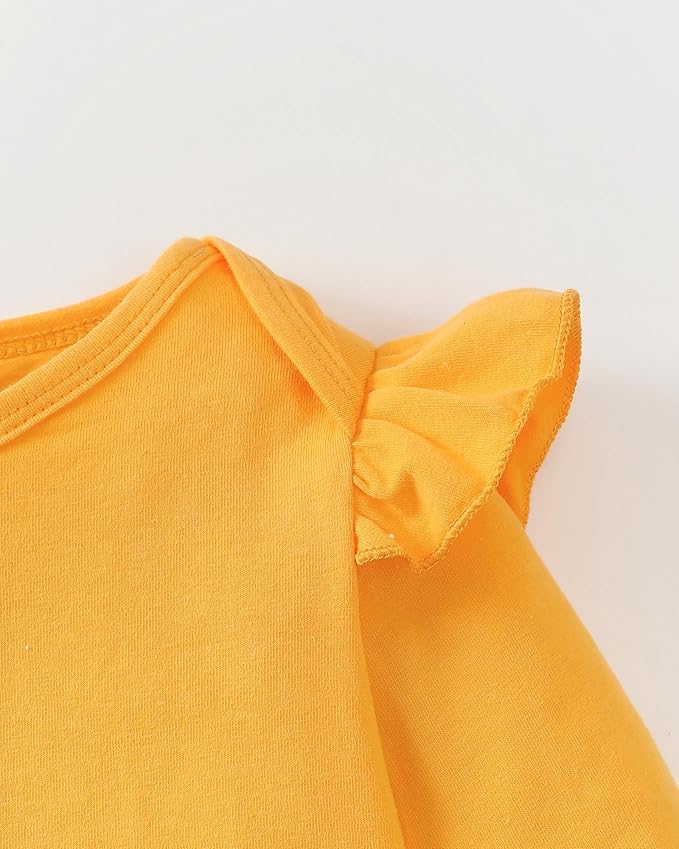 Infant Baby Girl Clothes Newborn Girl Outfit Long Sleeve Romper Pants Set Cute Baby Clothes for Girls Fall/Winter