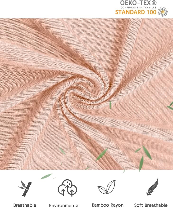 Jimonda Baby Romper Boys Girls Bamboo Pajamas 2-Way Zipper Footless Unisex Long Sleeve Sleepers Sleep and Play 0-24 Months