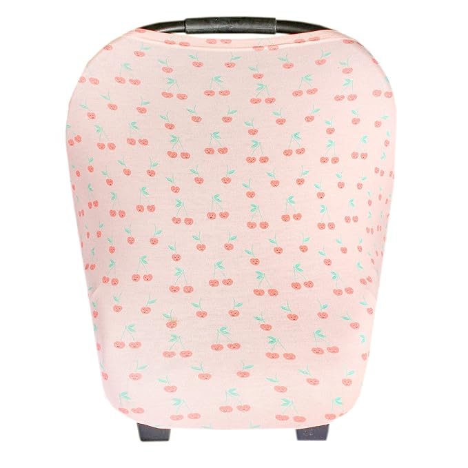 Copper Pearl Multi-Use Cover: Car Seat Covers, Nursing Cover, and Stroller Cover for Sun - Stretchy Fabric, All-Season Use, Stylish Designs, Easy Access for Moms - Cheery